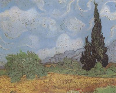Vincent Van Gogh Wheat Field with Cypresses (nn04) Germany oil painting art